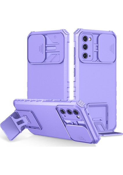 Samsung Galaxy S20 FE/S20 Fe 5G/S20 Fe 2022 Kayar Kamera Kapaklı Sağlam Standı Telefon Kılıfı (Yurt Dışından)