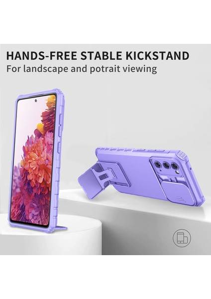 Samsung Galaxy S20 FE/S20 Fe 5G/S20 Fe 2022 Kayar Kamera Kapaklı Sağlam Standı Telefon Kılıfı (Yurt Dışından) fırsatları
