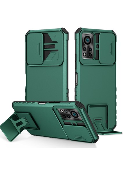 Infinix Hot 11S Nfc Kayar Kamera Kapaklı Sağlam Standı Telefon Kılıfı (Yurt Dışından)