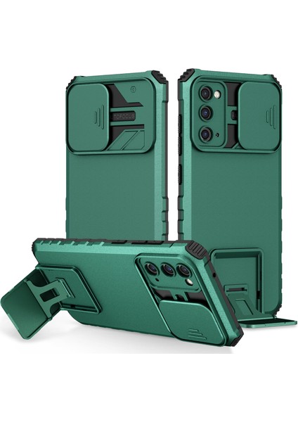 Samsung Galaxy S20 FE/S20 Fe 5G/S20 Fe 2022 Kayar Kamera Kapaklı Sağlam Standı Telefon Kılıfı (Yurt Dışından)