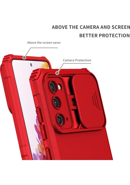 Samsung Galaxy S20 FE/S20 Fe 5G/S20 Fe 2022 Kayar Kamera Kapaklı Sağlam Standı Telefon Kılıfı (Yurt Dışından) indirimleri