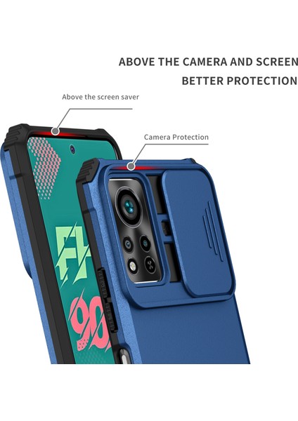 Infinix Hot 11S Nfc Kayar Kamera Kapaklı Sağlam Standı Telefon Kılıfı (Yurt Dışından)