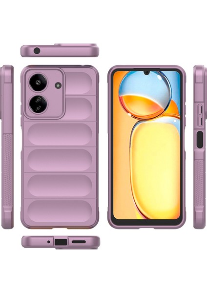 Xiaomi Redmi 13C /poco C65 Için Yumuşak Tpu Kaymaz Telefon Kılıfı (Yurt Dışından)