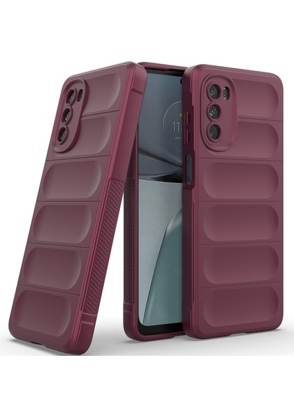 Motorola Moto G62 5g Için Yumuşak Tpu Kaymaz Telefon Kılıfı Koyu (Yurt Dışından)