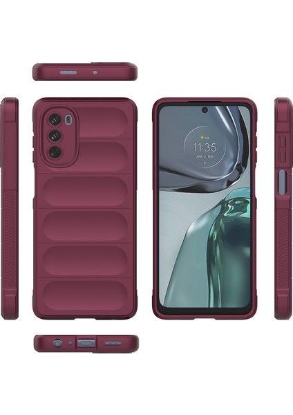 Motorola Moto G62 5g Için Yumuşak Tpu Kaymaz Telefon Kılıfı Koyu (Yurt Dışından) modelleri