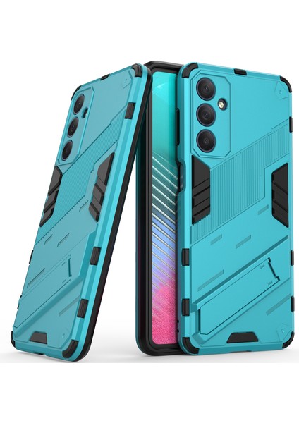 Samsung Galaxy M54 Için Sert Pc Tpu Hibrit Düşme Önleyici Stand Telefon Kılıfı (Yurt Dışından)