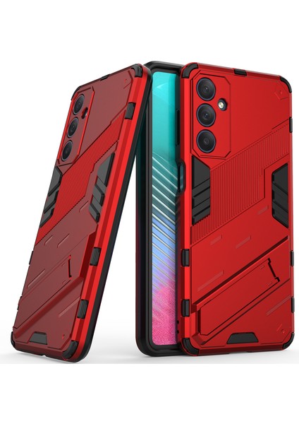 Samsung Galaxy M54 Için Sert Pc Tpu Hibrit Düşme Önleyici Stand Telefon Kılıfı (Yurt Dışından)