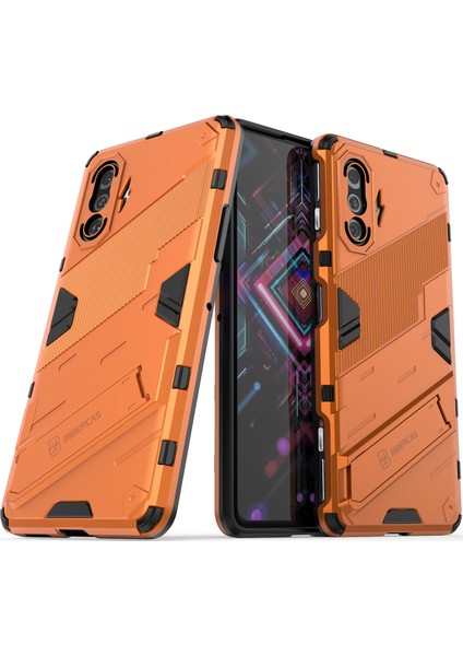 Xiaomi Poco F3 Gt /redmi K40 Gaming Için Sert Pc Tpu Hibrit Düşme Önleyici Stand Telefon Kılıfı (Yurt Dışından)