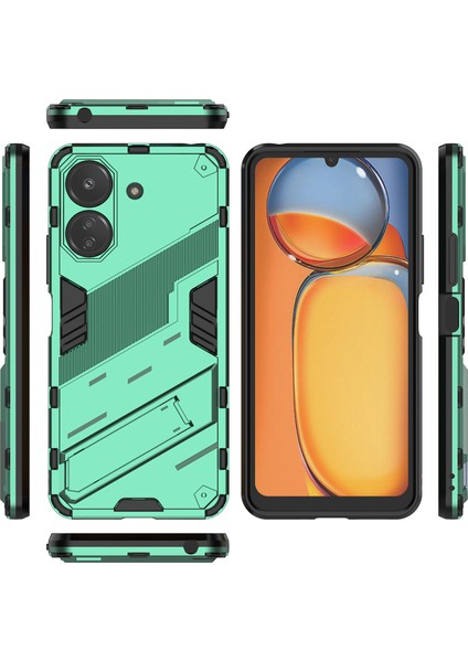Xiaomi Redmi 13C /poco C65 Için Sert Pc Tpu Hibrit Düşme Önleyici Stand Telefon Kılıfı (Yurt Dışından) fiyatları