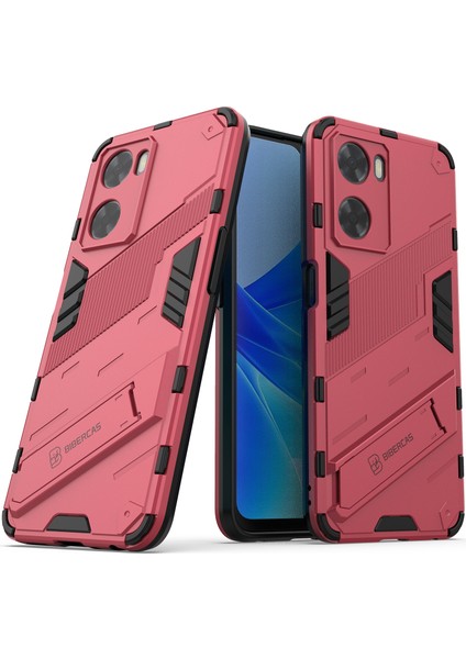 Oppo A57 4g Için Sert Pc Tpu Hibrit Düşme Önleyici Stand Telefon Kılıfı (Yurt Dışından)