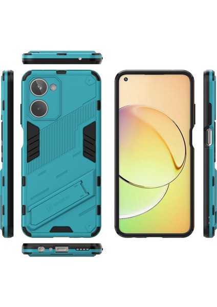 Realme 10 4g Için Sert Pc Tpu Hibrit Düşme Önleyici Stand Telefon Kılıfı (Yurt Dışından) fiyatları