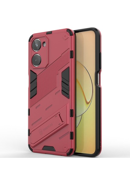 Realme 10 4g Için Sert Pc Tpu Hibrit Düşme Önleyici Stand Telefon Kılıfı (Yurt Dışından) modelleri