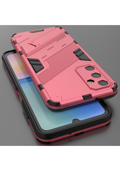 Samsung Galaxy A05S Için Sert Pc Tpu Hibrit Düşme Önleyici Stand Telefon Kılıfı (Yurt Dışından)