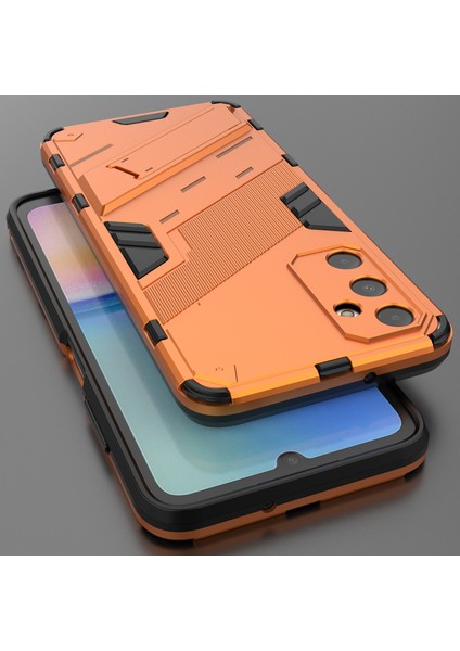 Samsung Galaxy A05S Için Sert Pc Tpu Hibrit Düşme Önleyici Stand Telefon Kılıfı (Yurt Dışından)