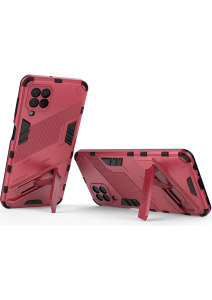 Samsung Galaxy A22 4g Için Sert Pc Tpu Hibrit Düşme Önleyici Stand Telefon Kılıfı (Yurt Dışından) fırsatları