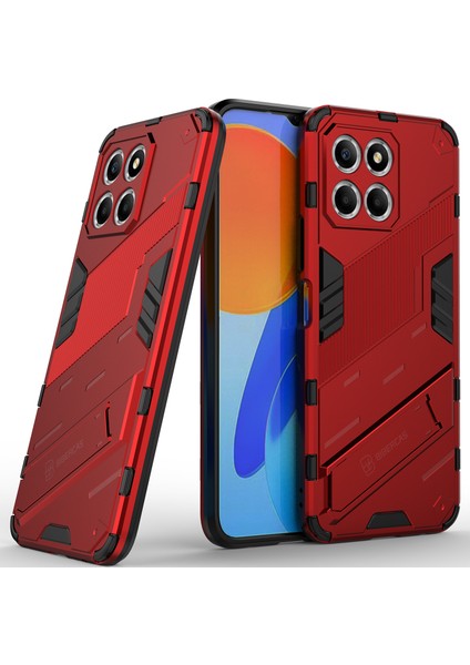 Honor X8 5g/honor X6/honor X6S/HONOR 70LITE Için Sert Pc Tpu Hibrit Düşme Önleyici Stand Telefon Kılıfı (Yurt Dışından)