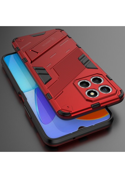Honor X8 5g/honor X6/honor X6S/HONOR 70LITE Için Sert Pc Tpu Hibrit Düşme Önleyici Stand Telefon Kılıfı (Yurt Dışından) indirimleri