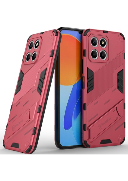 Honor X8 5g/honor X6/honor X6S/HONOR 70LITE Için Sert Pc Tpu Hibrit Düşme Önleyici Stand Telefon Kılıfı (Yurt Dışından)