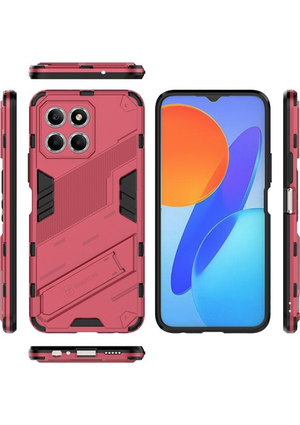 Honor X8 5g/honor X6/honor X6S/HONOR 70LITE Için Sert Pc Tpu Hibrit Düşme Önleyici Stand Telefon Kılıfı (Yurt Dışından) fiyatları