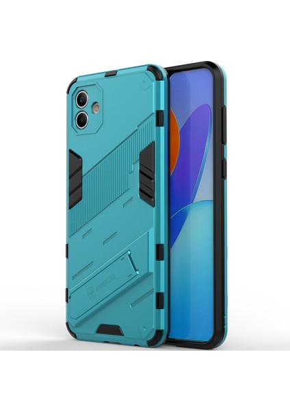 Samsung Galaxy A04 Için Sert Pc Tpu Hibrit Düşme Önleyici Stand Telefon Kılıfı (Yurt Dışından)