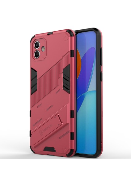 Samsung Galaxy A04 Için Sert Pc Tpu Hibrit Düşme Önleyici Stand Telefon Kılıfı (Yurt Dışından)