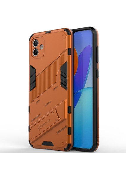 Samsung Galaxy A04 Için Sert Pc Tpu Hibrit Düşme Önleyici Stand Telefon Kılıfı (Yurt Dışından)
