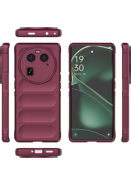Oppo Find X6 Için Yumuşak Tpu Kaymaz Telefon Kılıfı Koyu (Yurt Dışından) modelleri