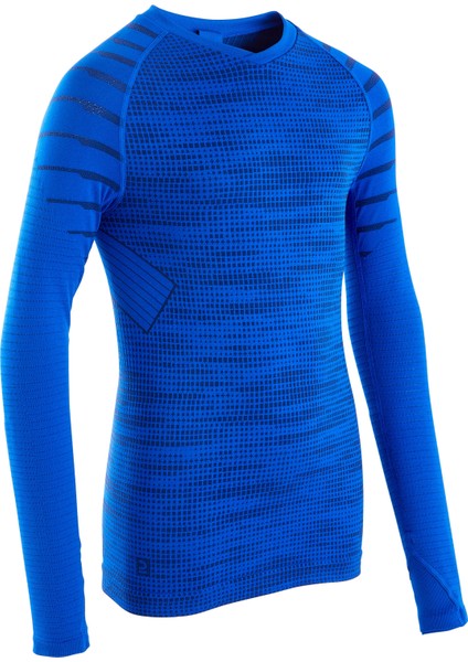 Kipsta Çocuk Futbol Termal İçlik - Mavi - Uzun Kollu - Keepdry 500