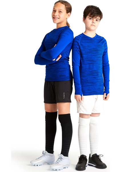 Kipsta Çocuk Futbol Termal İçlik - Mavi - Uzun Kollu - Keepdry 500 fırsatları