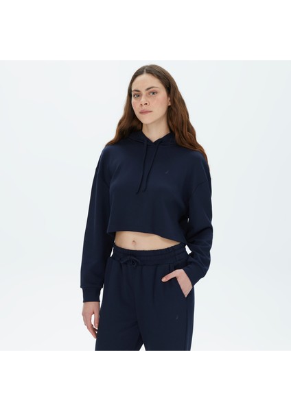 Nautıca Kadın Lacivert Uzun Kollu Sweatshırt 37KE101T.4VN
