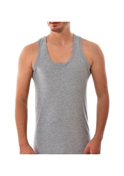 6 Adet Erkek Ribana Atlet Gri