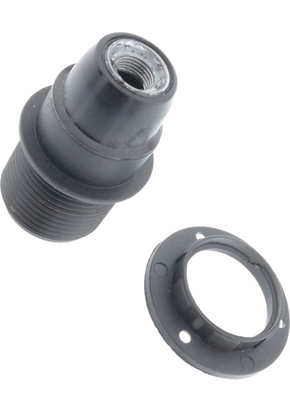 Duy E-14 Bakalit Yarım Diş Rondeleli E14 Duy