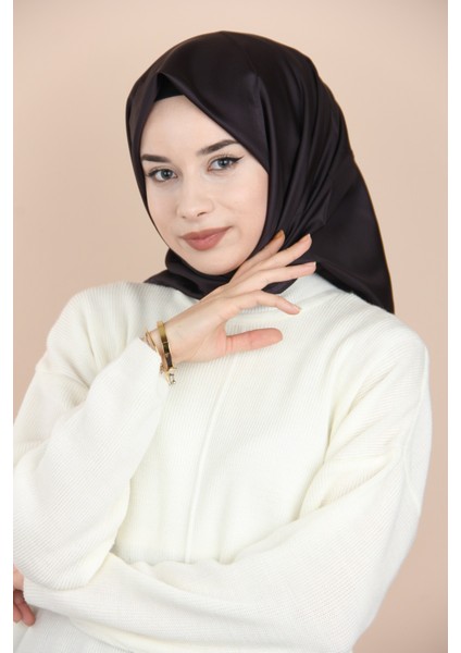 Siyah Levidor Trend Düz Eşarp