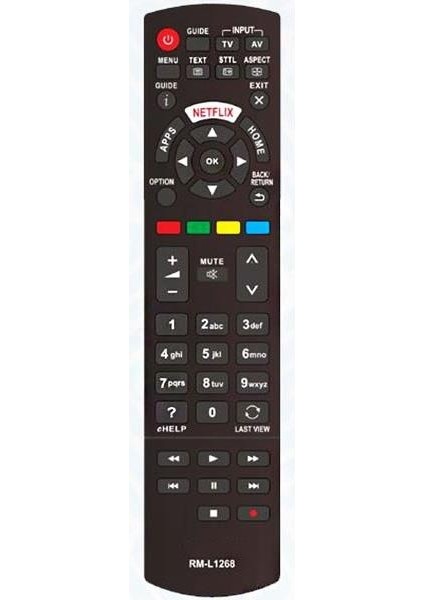 Panasonic RM-L1268 Netflix LCD Tv Kumandası