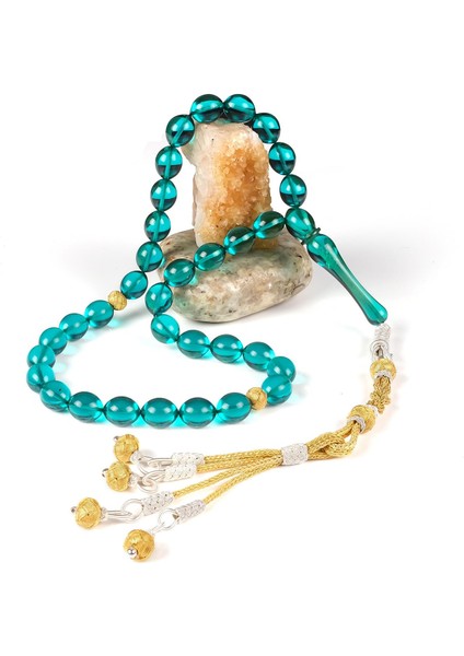 Reis Kamçı Özel Tasarım Sıkma Kehribarı Tesbih