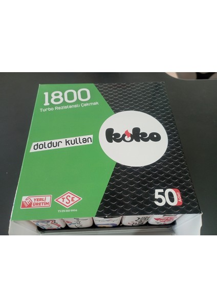 Yerli Üretim Turbo Rezistans (Rüzgar Çakmağı) Toptan Çakmak 50 Adet
