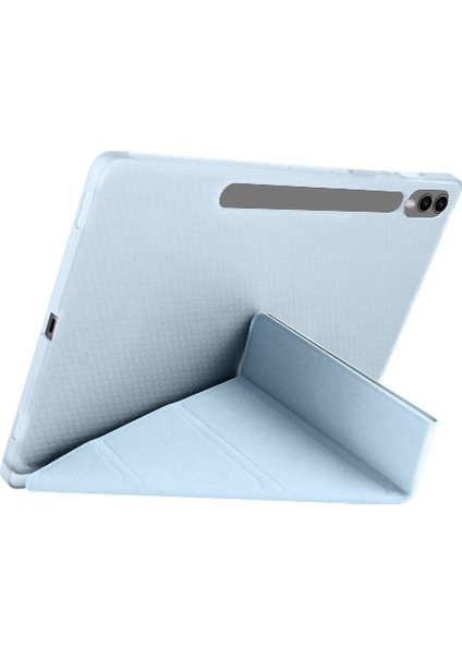 Samsung Galaxy Tab S9 FE Plus/S10 Plus Kılıf Kalem Bölmeli Trifolding Case X610 X616 X820 X826 X828