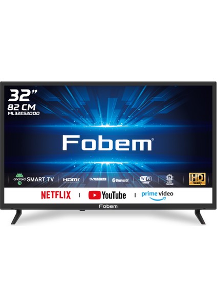 ML32ES2000 32" 81 Ekran Uydu Alıcılı HD Ready Smart LED TV