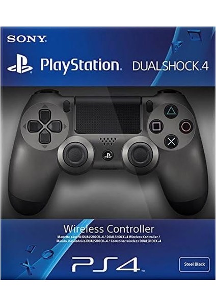 Ps4 ve Pc Icin Dualshock V2 Yeni Nesil Oyun Kolu Steel Black