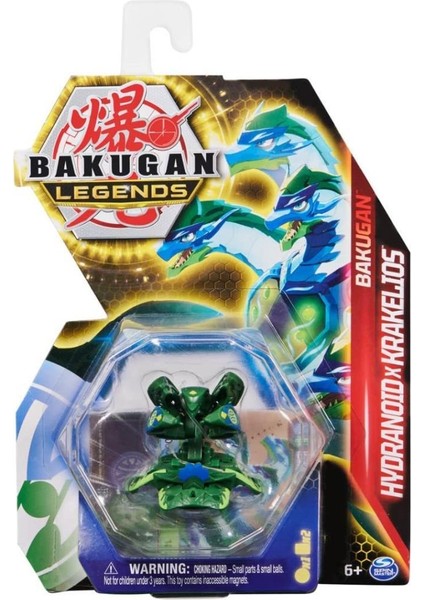 Spin Master Bakugan Legends Çekirdek Topu 6066093 20140518 Hydranoid Krakelios,figür Oyuncak