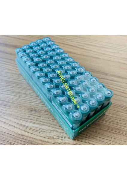 AA Kalem PİL Oyuncaklar Kumandalar Duvar Saatleri Vb. Için Pil - Çinko Karbon Carbon 1 Kutu 60 Adet Aa Kalem Pil Çelik Pil 60 Adet