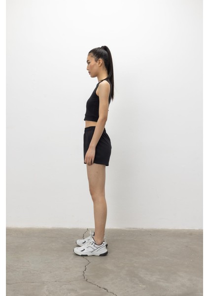 Omuz Detaylı Spor Crop Bluz modelleri