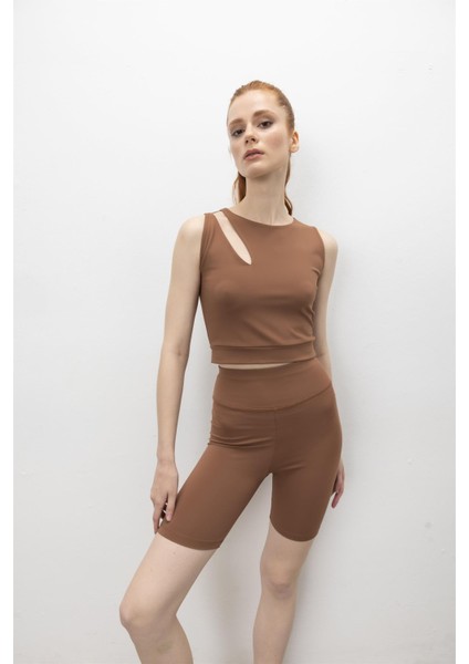 Omuz Detaylı Spor Crop Bluz fiyatları