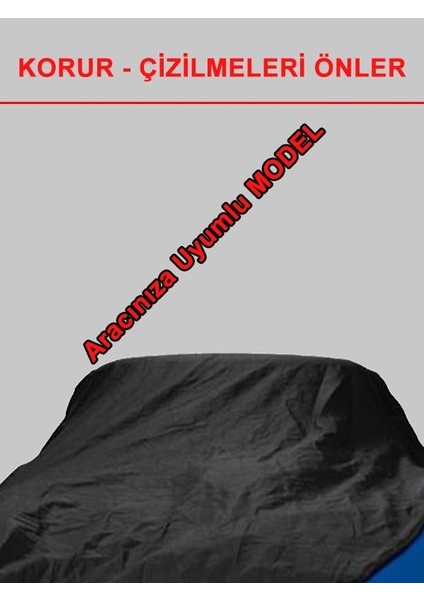 Saab 9/3 Uyumlu Araç,araba,oto Brandası Siyah Sedan No3