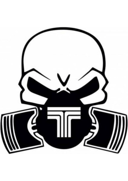 Tofaş Kuru Kafa Oto Sticker