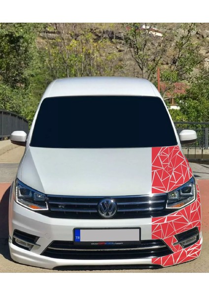 Üçgen Kesim Kamuflaj Araç Kaplama Sticker Folyosu 1 Metrekare Mat Olan Folyo Modelidir