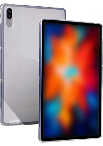 Lenovo Tab M9 TB310FU ile Uyumlu Kılıf Silikon Şeffaf 0.2 mm Transparan Ultra Ince Komple Arka Koruma Tpu 9 Inç