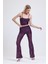 Astarlı Gizli Fermuarlı Zara Payet Pantolon | PNT32488 Mor 2