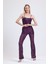 Astarlı Gizli Fermuarlı Zara Payet Pantolon | PNT32488 Mor 3