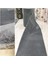 Kaymaz Taban Antrasit Yıkanabilir Kesme Yolluk Peluş Halı 80 x 100 cm 1